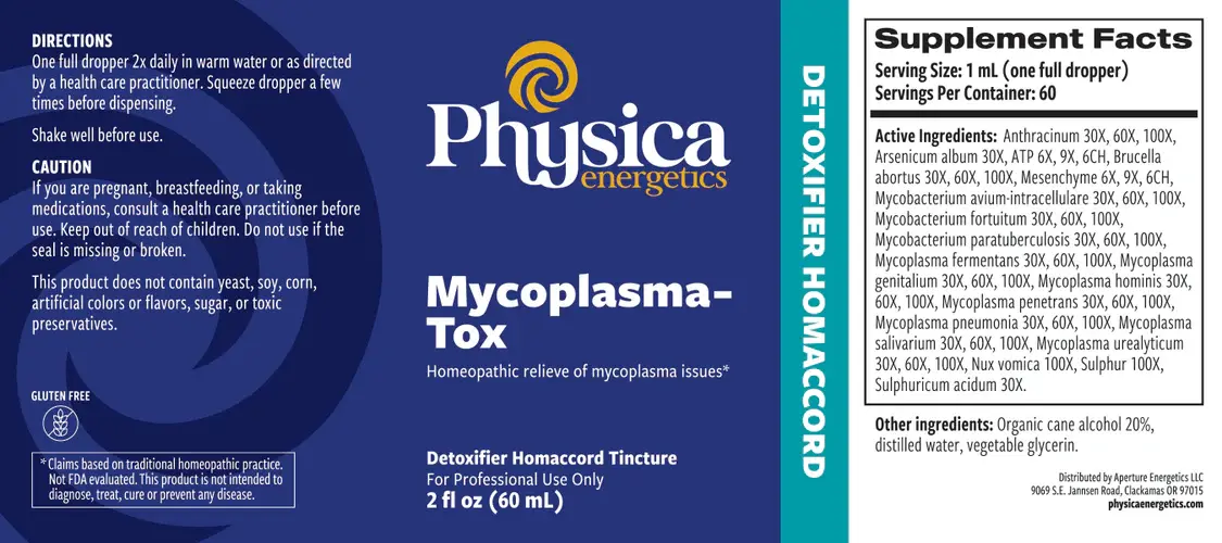 Physica Energetics (tox) Mycoplasma-Tox - Image 2