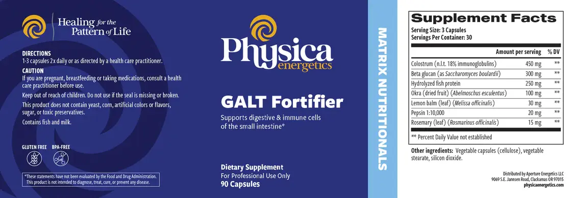 Physica Energetics GALT Fortifier 90 Capsules - Image 2