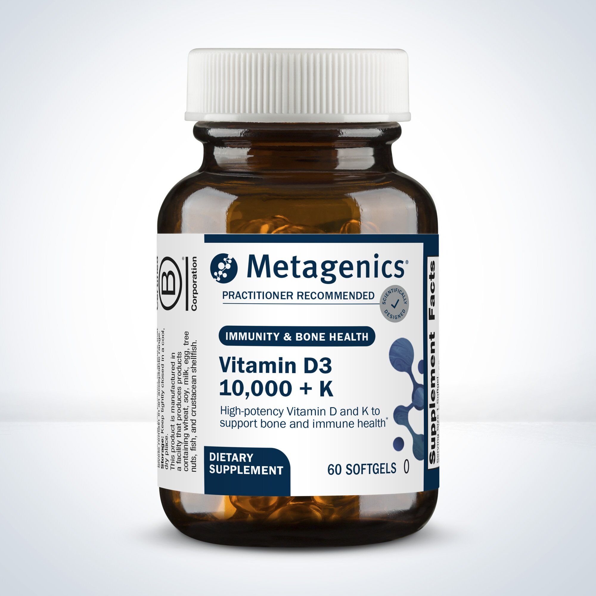 Metagenics D3 10,000 with K2 60 Softgels