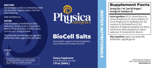 Physica Energetics BioCell Salts - Image 2